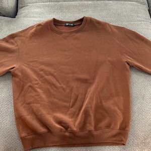 Women's Crewneck Sweatshirt in Rich Brown